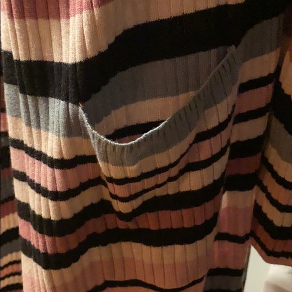 NWT “So” Women’s Striped Long Sleeve Cardigan - Picture 3 of 5